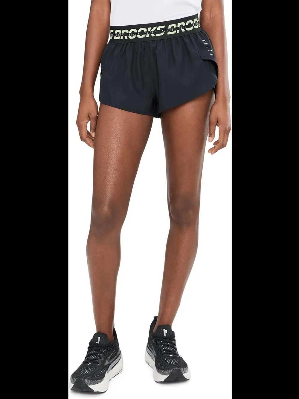 Brooks Elite Women's Navy Black Athletic Running Shorts Size S